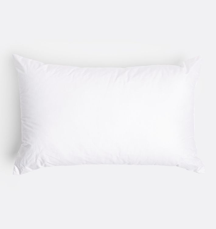 White Lotus Home GOTS Organic Cotton Decorative Pillow Inserts at