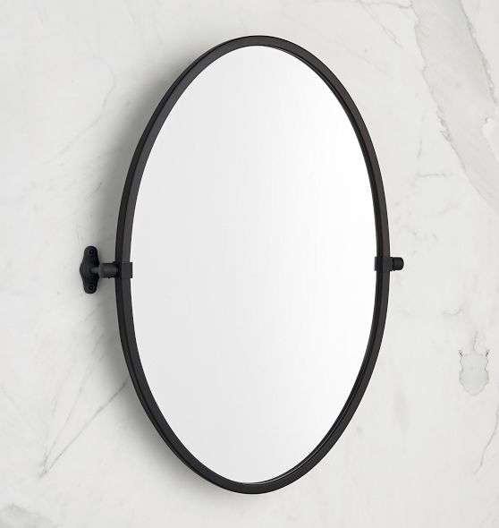 Tolson Oval Pivot Mirror | Rejuvenation