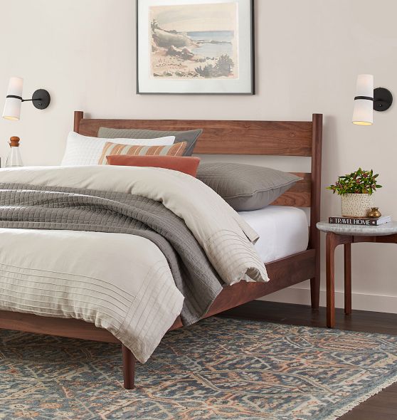 Shaw Walnut Bed | Rejuvenation