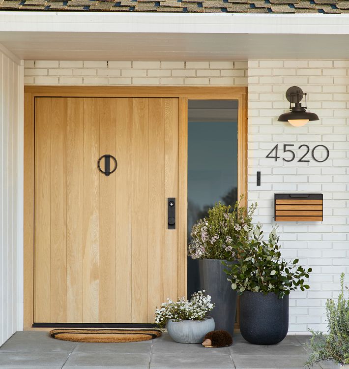 Horizontal Stripe Coir Doormat