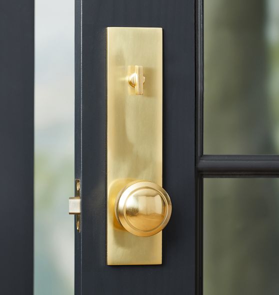 Rigdon Knob Exterior Door Hardware Tube Latch Set Rejuvenation