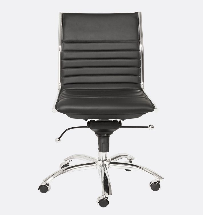 Evan Armless Low Back Office Chair - Mobilia