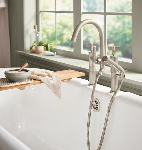 Devin 5Slat Teak Bath Caddy Rejuvenation