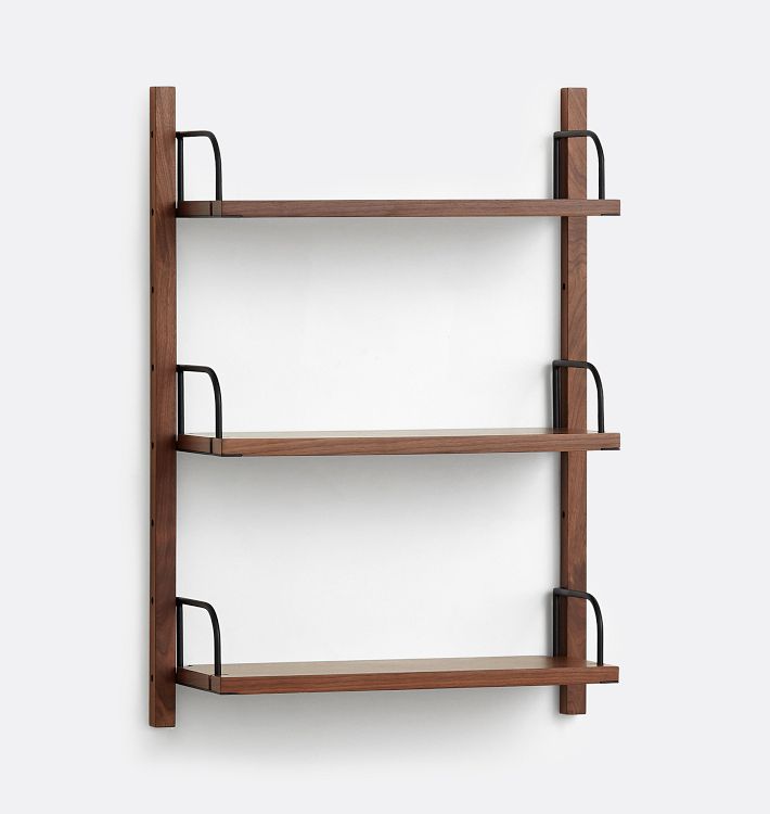 Blaire Triple Wide Storage Bookshelf Set