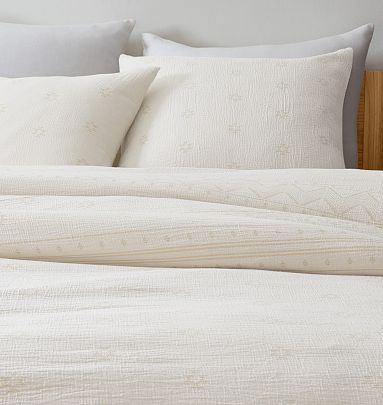 Coyuchi Organic Noe Cotton Duvet & Sham Cover | Rejuvenation