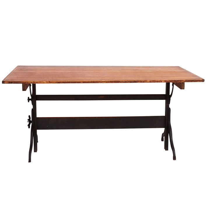 Vintage Wood Drafting Table