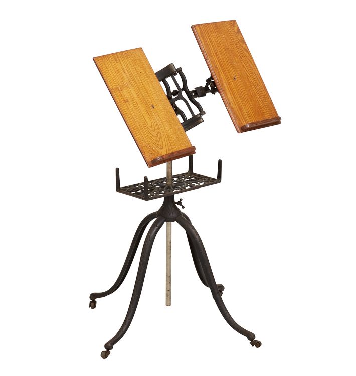 Antique Adjustable Victorian Book Stand Rejuvenation