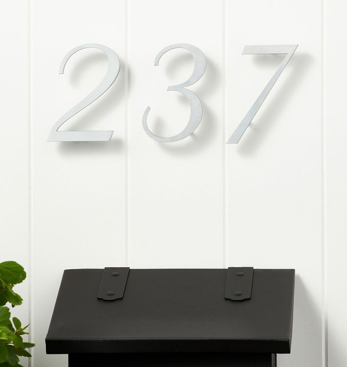 4" Joseph House Number Rejuvenation