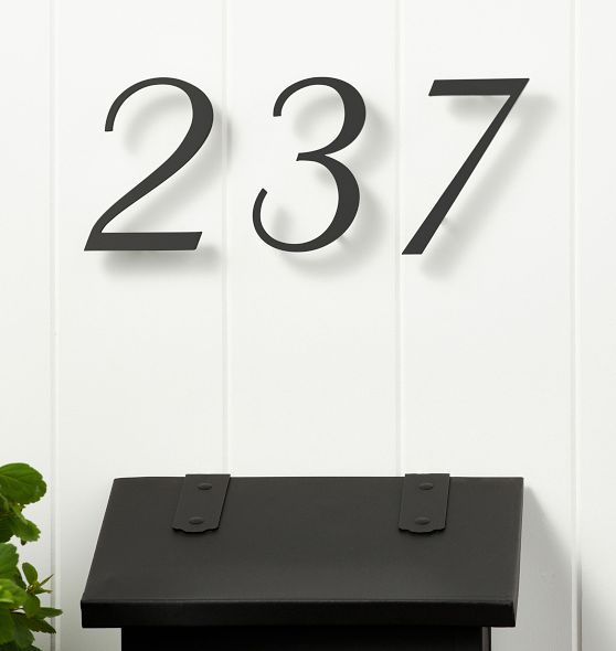 4" Joseph House Number Rejuvenation
