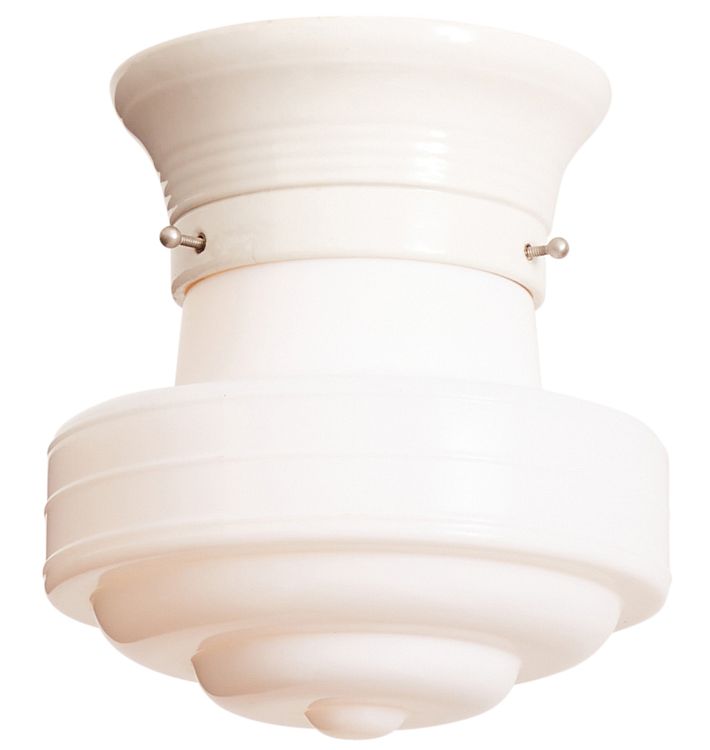 Porcelain flush on sale mount light