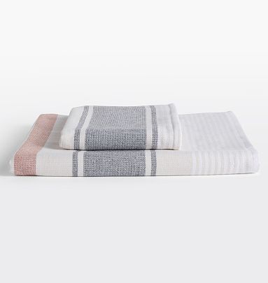 Multi Color Thick Stripe Turkish Bath Towel – Dervis Natural Textile