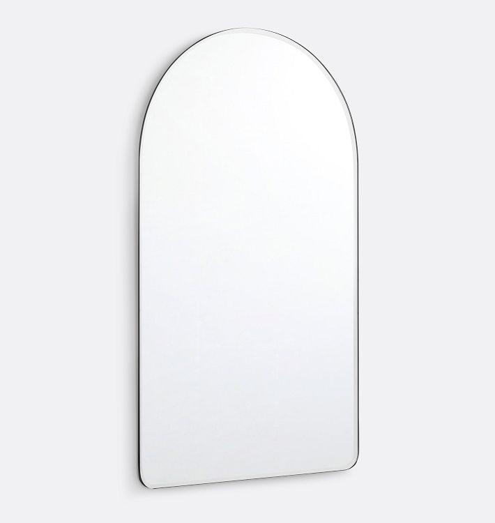 Frameless Arch Mirror