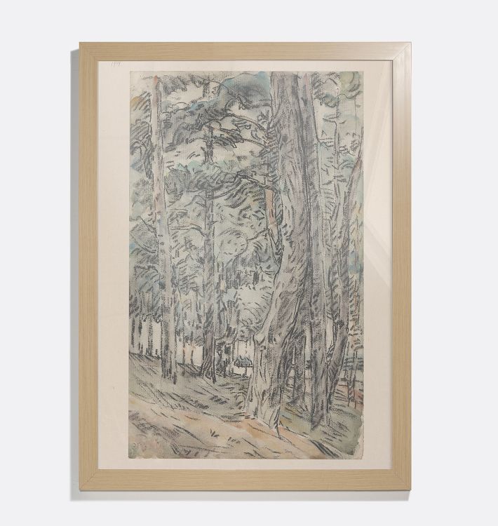 Forest Landscape Framed Reproduction Wall Art Print
