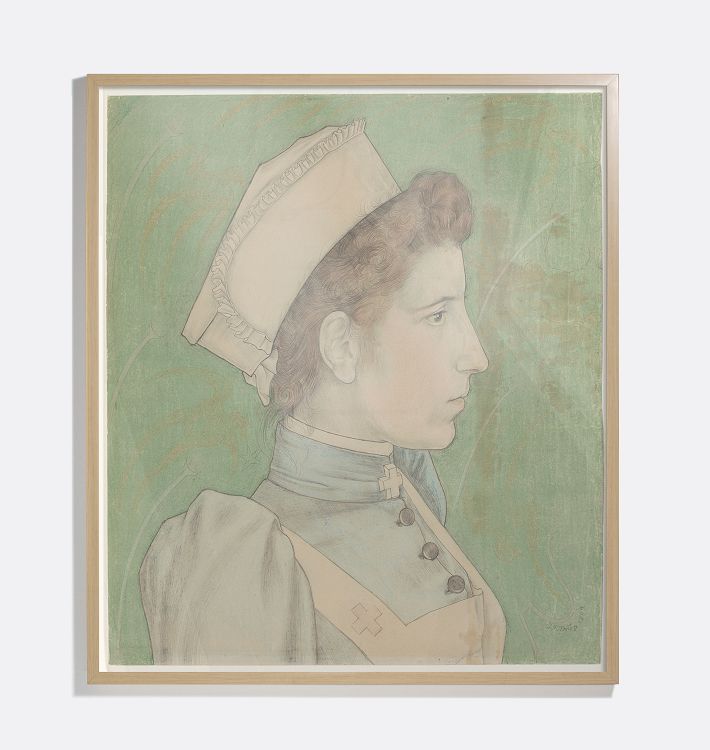 Portrait of Sister Nelly Framed Reproduction Wall Art Print