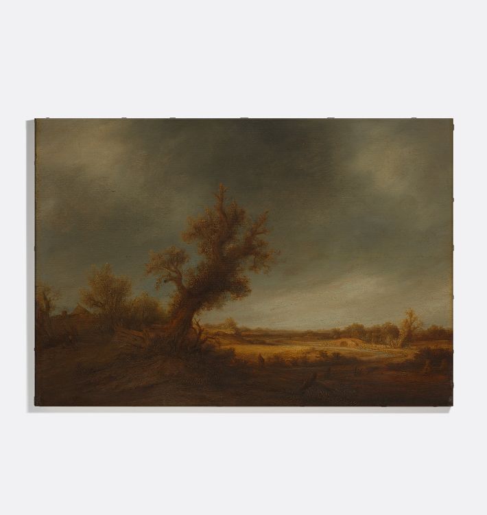 Landscape With An Old Oak Reproduction Wall Art Print