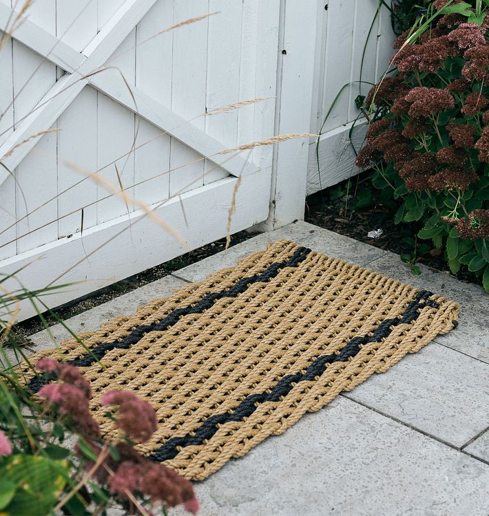 Sand Doormat, Woven Lobster Rope Doormats