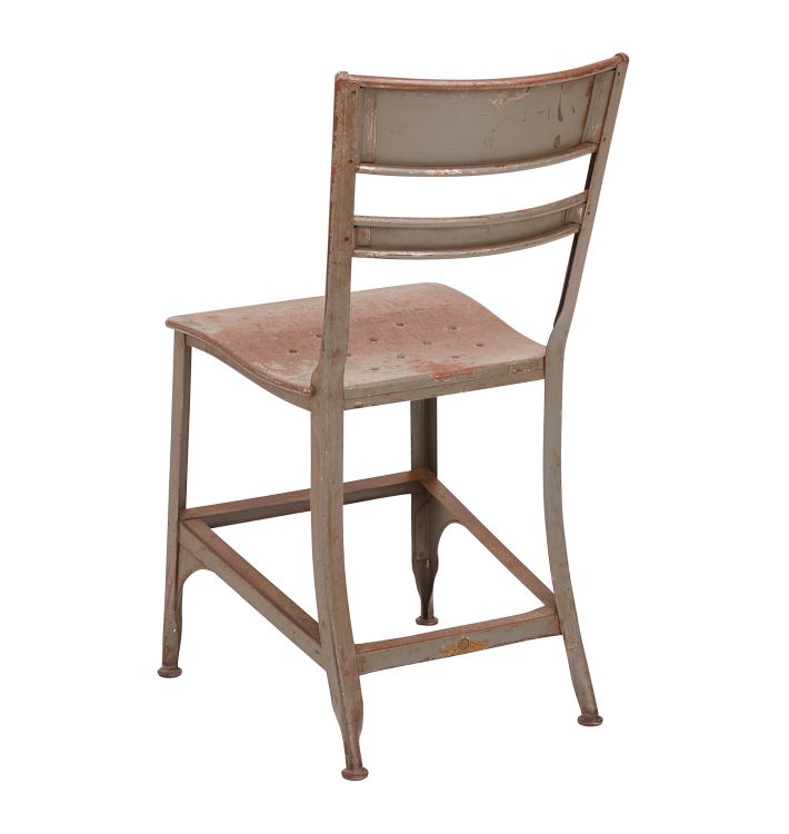 Toledo metal furniture co mid century american adjustable wood and