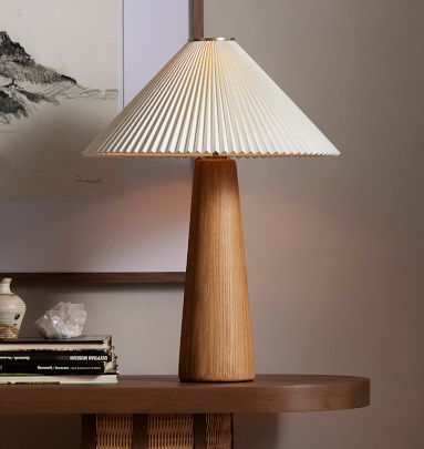 Tapered Cone Shade Floor Lamp, Modern Living Room Furniture