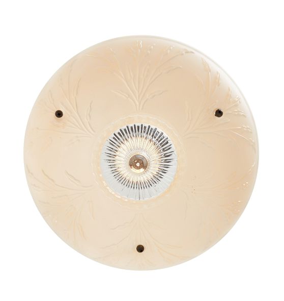 Vintage Bead Chain Fixture with Pressed Glass Shade Rejuvenation