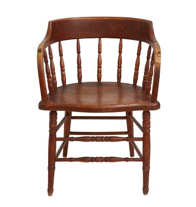 Restoration hardware discount barrel back chairs