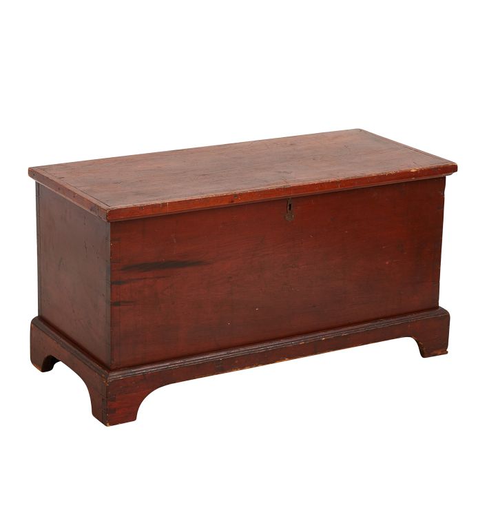 Antique Traditional Cherry Blanket Chest
