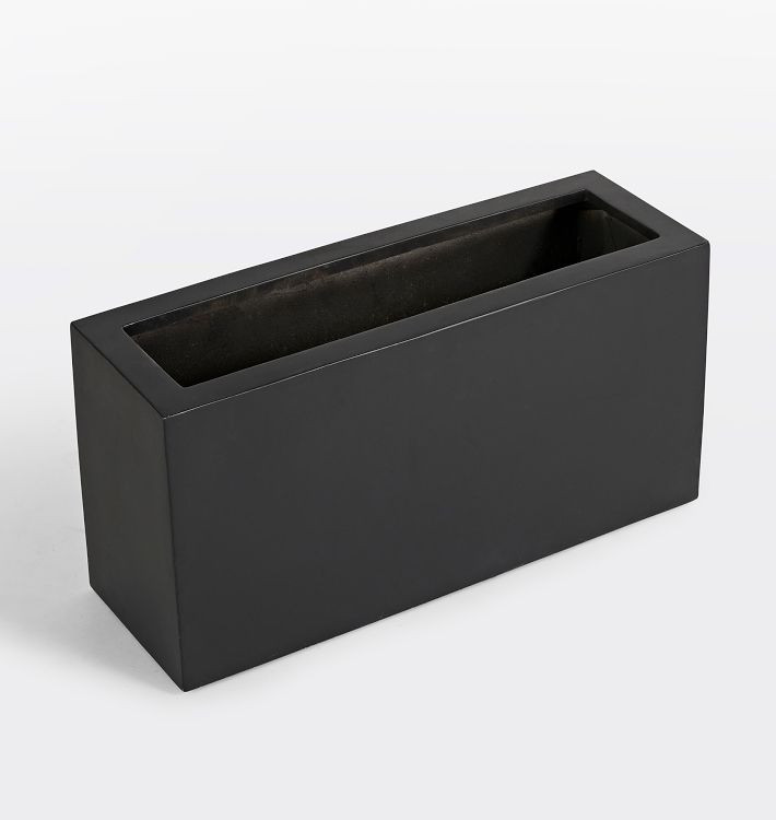 Modern Fiberstone Rectangle Planter