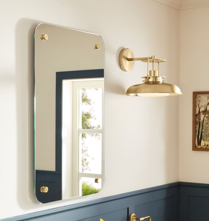 Clayton Chunky Wood Frame Mirror