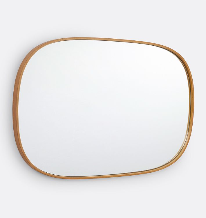 Clayton Chunky Wood Frame Mirror