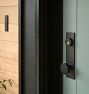 Tumalo Brass Knob Exterior Door Set with Level Bolt, Smart home technology