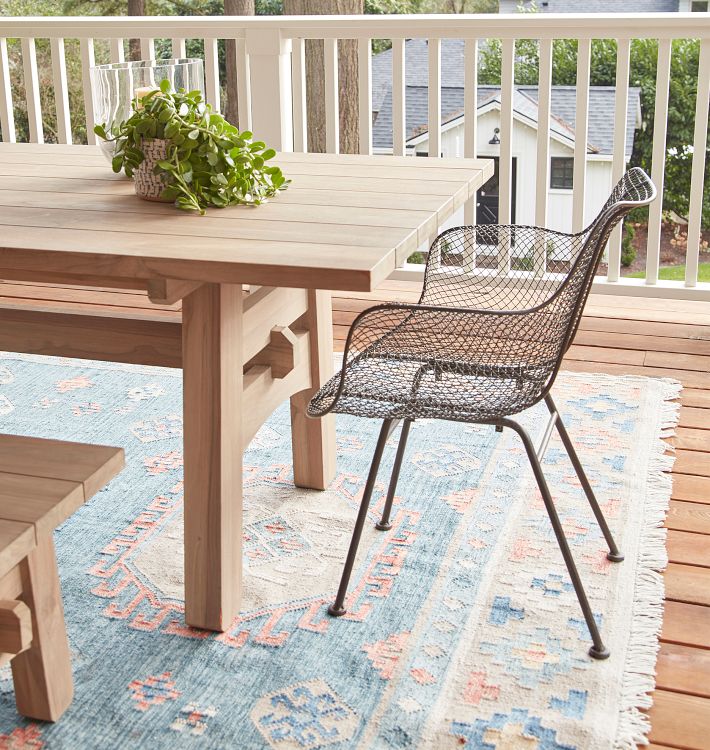 Mornington Indoor Outdoor Round Rug - Teak – Rodwell and Astor