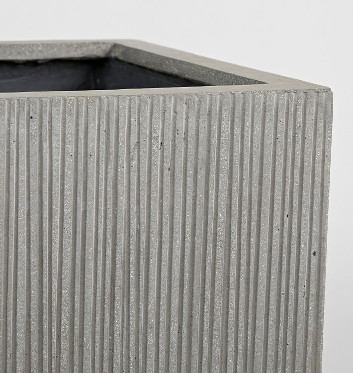 Modern Textured Rectangle Planter