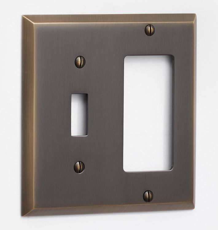 Lewis Toggle GFCI Switchplate