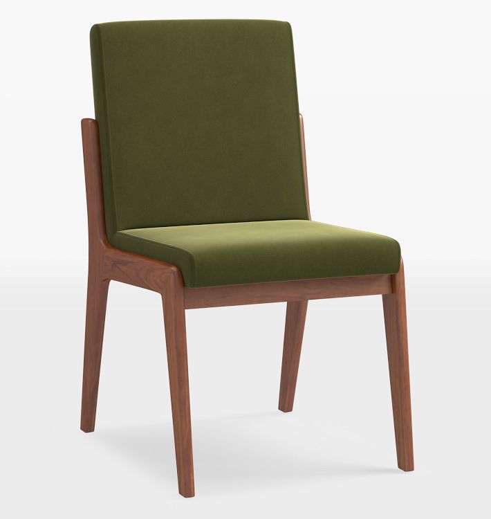 Broadbent Side Chair with Walnut Legs