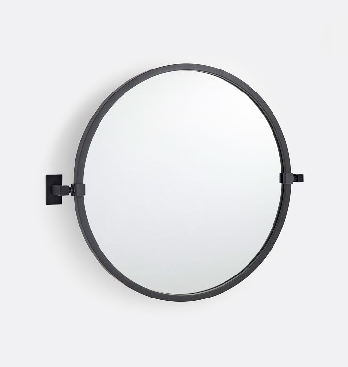 Yaquina Round Pivot Mirror