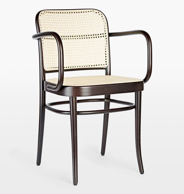 Ton 811 Caned Arm Chair