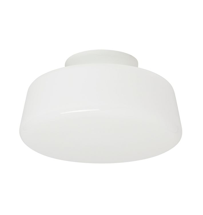 7&quot; Opal Low Profile Schoolhouse Shade