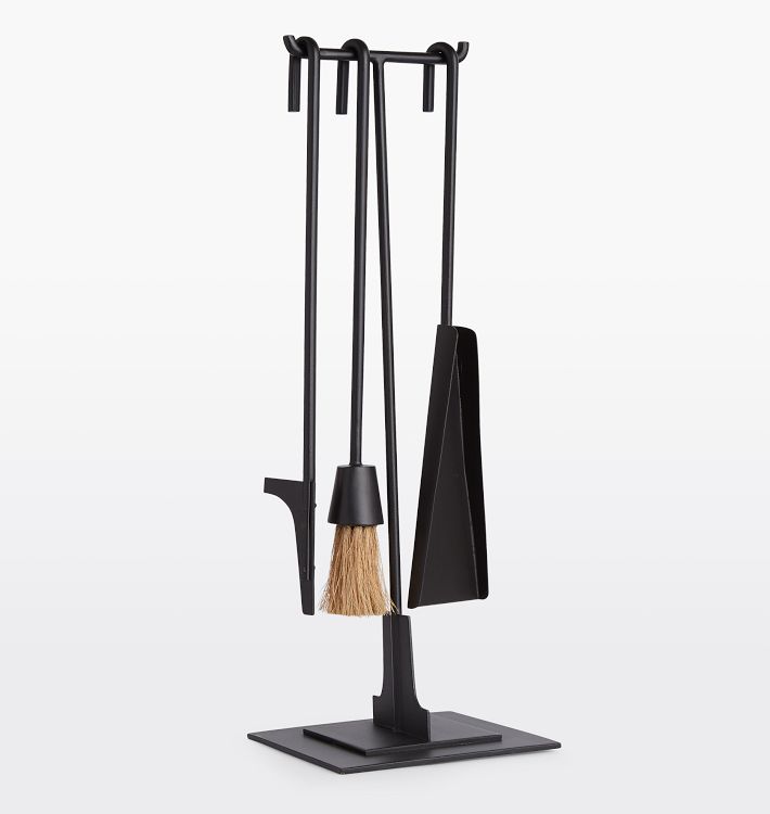 Industrial Fireplace Tool Set