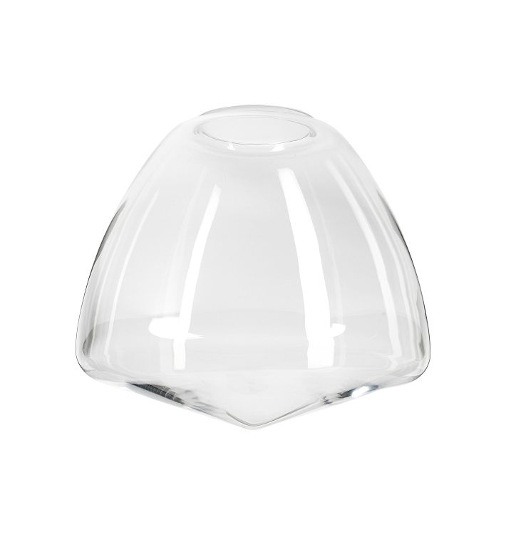 9&quot; Clear Neckless Pointed Dome Shade