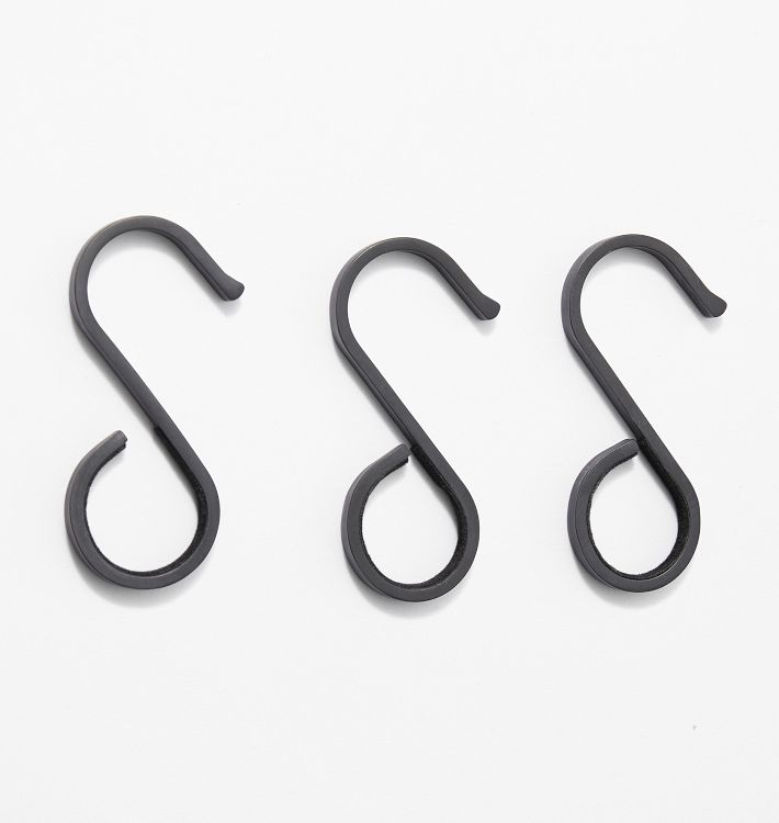 Felt-Lined S-Hooks - Set of 3