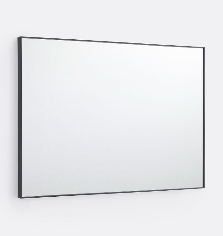 Thin Metal Frame Mirror - 30x42 - Oil-Rubbed Bronze
