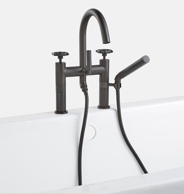 Tolson Deck Mounted Tub Filler With Handshower