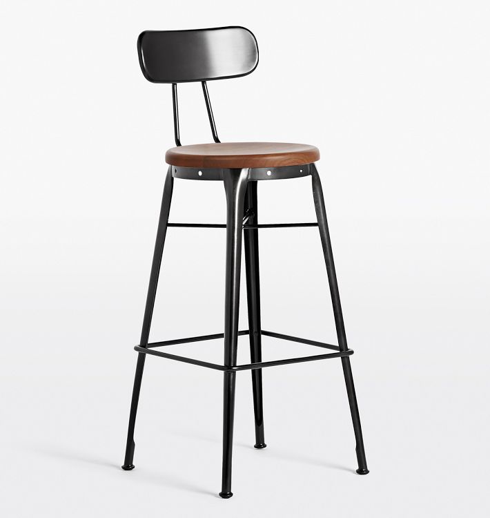 Cobb Bar Stool with Back