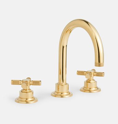 Mineral Tall Basin Mixer - Brushed Brass