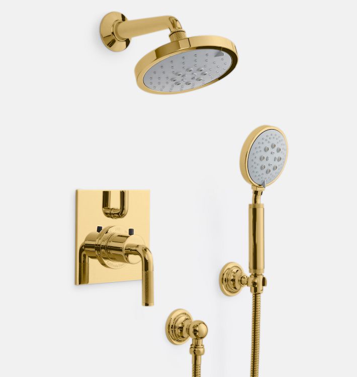 Descanso Thermostatic Shower Set with Handshower