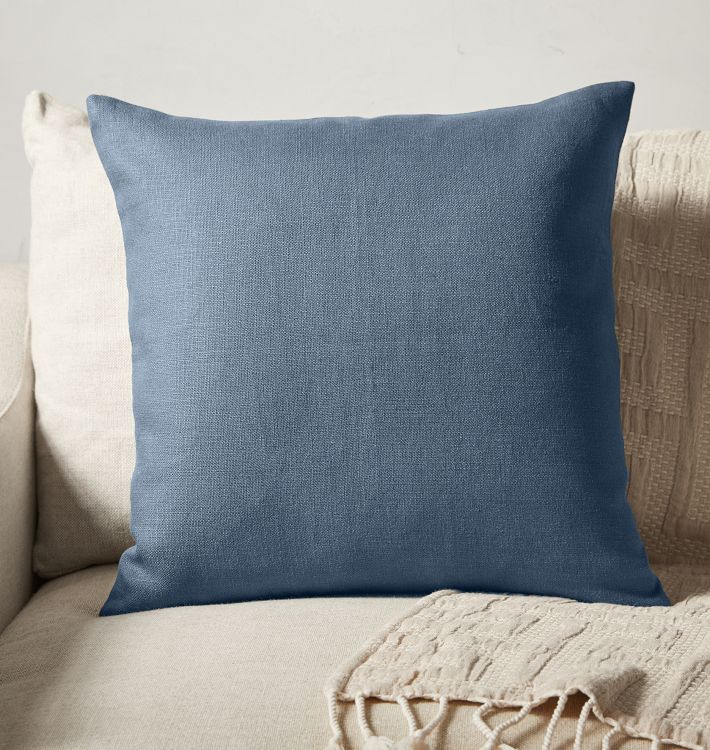 Solid Linen Pillow Cover
