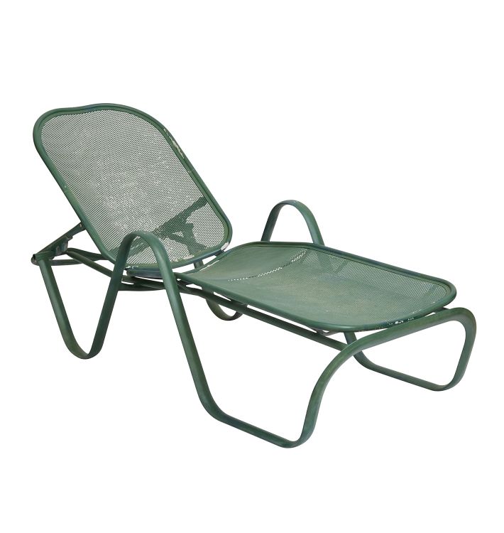 Hefty Vintage Mid-Century Aluminum Pool Chair