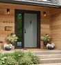 Tumalo Brass Knob Exterior Door Set with Level Bolt, Smart home technology