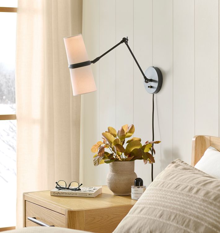 Imbrie shop articulating sconce