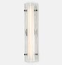 Willamette 28&quot; LED Clear Fluted Glass Wall Sconce