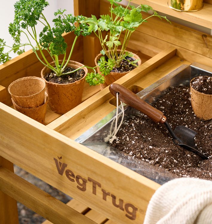 Potting bench deals tray